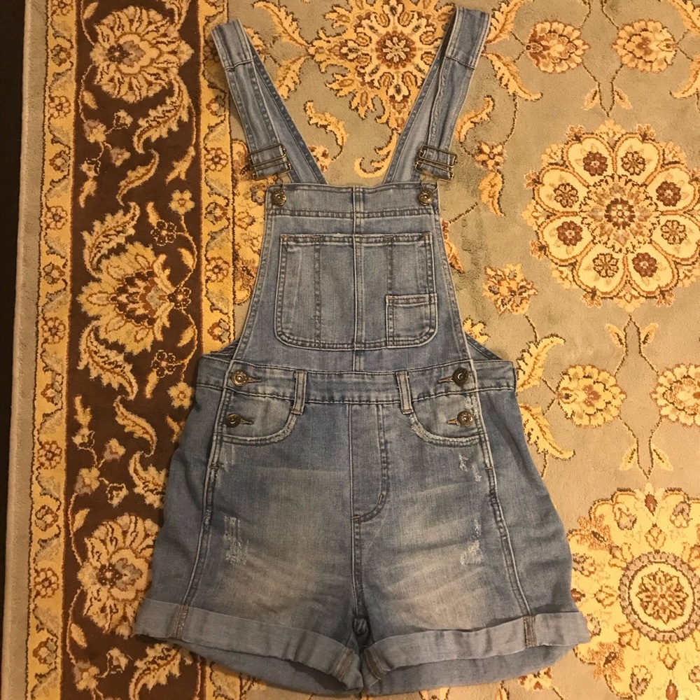 Free People denim short overalls ( shortalls )